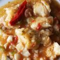 El cooksnap de Zaira cuando hizo Bacalao a la marinera.