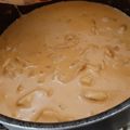 El cooksnap de Leticia Analy Cardozo Yakisich cuando hizo Strogonoff de pollo sencillo.