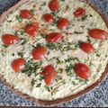El cooksnap de Caroline Mayol Ortiz cuando hizo Tarta de ricota y tomate.