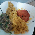 El cooksnap de RosyCocina cuando hizo Sardina con vegetales y tostones.