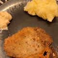El cooksnap de astrid badia cuando hizo Milanesas de carne con puré de papas.