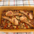 El cooksnap de Obegona cuando hizo Muslitos de pollo al horno con patatas y zanahoria.