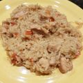 El cooksnap de Carolina Estrany cuando hizo Arroz con pollo y azafrán!.