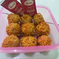 Cooksnap dari Laili Anggraini untuk resep Bola-bola rambutan mi instan