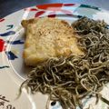 El cooksnap de Andrés cuando hizo Bacalao confitado con crujiente de gula.