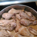 El cooksnap de Blanca G cuando hizo Pollo al ajillo.