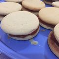 El cooksnap de Marcela cuando hizo Alfajores de limón con fruta o dulce de membrillo 😊.