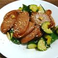 Wei Li 的 香腸炒小黄瓜(簡單料理) cooksnap