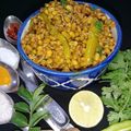 Dipika Bhalla का कुकस्नैप जब उन्होंने अंकुरित मसाला मूंग (Ankurit masala moong recipe in hindi) बनाया था।