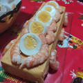 El cooksnap de Adriana cuando hizo Pastel de Salmón fresco y Langostinos.