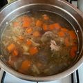 Cooksnap Mimai Manic semasa beliau membuat Sup Kaki Ayam.