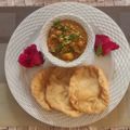 Sushma vyas's cooksnap of when they made છોલે ભટુરે (Chhole Bhature Recipe In Gujarati).