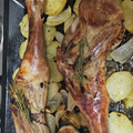 El cooksnap de nando hilario cuando hizo Paletilla de cordero al horno con patatas y cebolla.