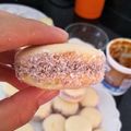 El cooksnap de Cami Rodriguez cuando hizo Alfajores de maicena Royal .