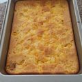 El cooksnap de Maria Hernandez Castro cuando hizo Fainá de choclo y queso.