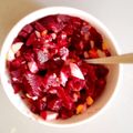 El cooksnap de @Almacook cuando hizo Ensalada de remolacha, papa y huevo.