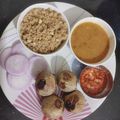 Arti Gondhiya का कुकस्नैप जब उन्होंने दाल बाटी (Dal baati recipe in Hindi) बनाया था।