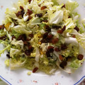 El cooksnap de Zaira cuando hizo Ensalada de mango y roquefort con salsa miel/mostaza.