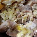 周榮俊 的 蛋白質多多的雞胸肉炒蛋 cooksnap