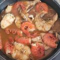 El cooksnap de Montse Casellas - Trasteamos en mi Cocina? cuando hizo Merluza a la marinera.