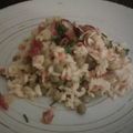 El cooksnap de glozar75 cuando hizo Risotto de arvejas y almendras - Vegano.