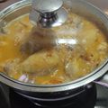 El cooksnap de Conchi Lata cuando hizo Pollo al Ajillo.