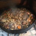 El cooksnap de agatica cuando hizo Bondiola deshebrada de cerdo a la cacerola.