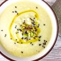 El cooksnap de Vegan Yorch cuando hizo Crema de Coliflor y Manzana.
