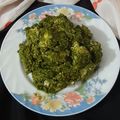 Bindi Dey's cooksnap of when they made পালং পনির (palak paneer recipe in Bengali).