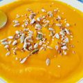 El cooksnap de Alba RF cuando hizo Crema de calabaza y zanahorias con semillas 🍁.