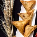 asma syed's cooksnap of when they made Chicken macaroni cheese samosa.