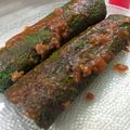El cooksnap de Alejandra Medina cuando hizo Panqueques de acelga sin gluten.