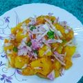 Anjali Pakhre का कुकस्नैप जब उन्होंने शक्करकंद की चाट (Shakarkand ki chaat recipe in Hindi) बनाया था।