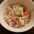 Sheena Backus's cooksnap of when they made Chicken Noodle Soup.