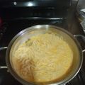 El cooksnap de Anna Lopez cuando hizo Espagueti Rojo.