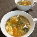 ☆あいちゃん's cooksnap of when they made 餃子があったら♪レタスと玉子のスープ餃子.