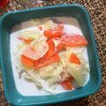 Cooksnap Noor Syahera semasa beliau membuat Kobis Masak Lemak Putih.
