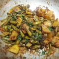mahima Awasthi का कुकस्नैप जब उन्होंने फ्रेंच बीन्स आलू की सब्जी (French beans aloo ki sabzi recipe in hindi) बनाया था।