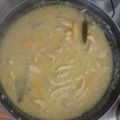 El cooksnap de Jonas Cobos cuando hizo Pechuga de pollo en salsa de melocotón.