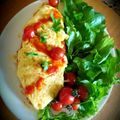 isabel maloum's cooksnap of when they made Omurice.