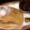  Chef Richa pathak. का कुकस्नैप जब उन्होंने सत्तू का पराठे Sattu ka Paratha बनाया था।