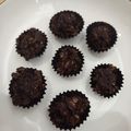 Cooksnap Vifya_kitchen semasa beliau membuat Biskut oat coklat (biskut 3 bahan).
