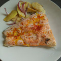 El cooksnap de Silvia cuando hizo Salmón al horno con manzana.