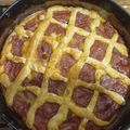 El cooksnap de Ale Fernández cuando hizo Pasta frola con aceite.