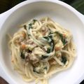 Cooksnap dari Ifani Amalia untuk resep Creamy chicken spinach + pasta