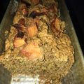 El cooksnap de Daniela Burgos cuando hizo Budín integral vegano de naranja con semillas de chía.