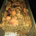 El cooksnap de Daniela Burgos cuando hizo Budín integral vegano de naranja con semillas de chía.