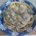 El cooksnap de drazusan cuando hizo Pasta con berenjena.