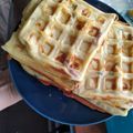 Cooksnap de Émilie sur la recette Gaufres salées jambon fromage