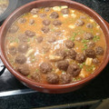 El cooksnap de jordi0202 cuando hizo Albóndigas guisadas con sepia y guisantes.